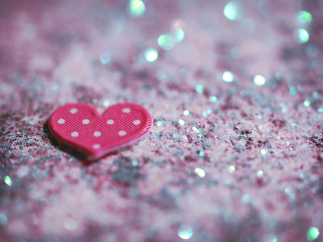 Glittery wedding decorations