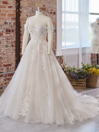 Maggie Sottero HARLEM 22MT513 Plain tulle HARLEM 22MT513 Plain tulle #4 default Ivory thumbnail