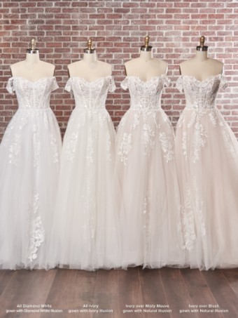 Maggie Sottero HARLEM 22MT513 Plain tulle HARLEM 22MT513 Plain tulle #3 Ivory thumbnail