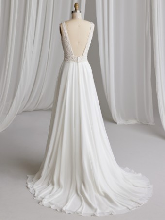 Maggie Sottero MAURELLE (23MS650A01) MAURELLE (23MS650A01) #5 All Ivory (gown with Ivory Illusion) thumbnail
