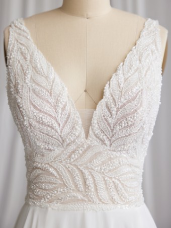 Maggie Sottero MAURELLE (23MS650A01) MAURELLE (23MS650A01) #6 default All Ivory (gown with Ivory Illusion) thumbnail