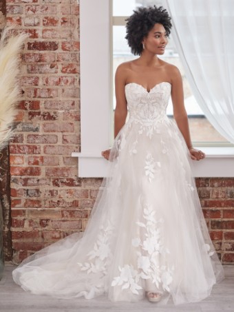 Rebecca Ingram HATTIE LANE LYNETTE HATTIE LANE LYNETTE #1 Ivory over Blush (pictured) thumbnail