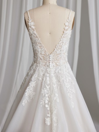 Rebecca Ingram LIZZY  by Rebecca Ingram LIZZY  by Rebecca Ingram #5 Ivory over Pearl (gown with Natural Illusion) thumbnail