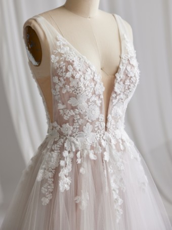 Rebecca Ingram WINONA WINONA #5 default Ivory over Blush (gown with Natural Illusion) thumbnail
