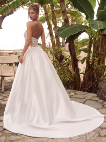 Rebecca Ingram Twyla TWYLA (24RS197A01) #3 All Ivory (gown with Ivory Illusion) thumbnail