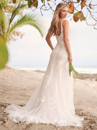 Rebecca Ingram Alanis Alanis #2 Ivory over Blush (gown with Natural Illusion) thumbnail