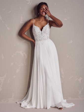 Rebecca Ingram Poppy POPPY (24RS155A01) #1 Ivory (gown with Natural Illusion) thumbnail