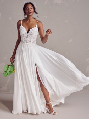 Rebecca Ingram Poppy POPPY (24RS155A01) #3 Ivory (gown with Natural Illusion) thumbnail