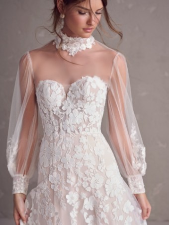 Maggie Sottero DEMETRIA (24MS185A01 - Unlined bodice) DEMETRIA (24MS185A01 - Unlined bodice) #2 Ivory thumbnail