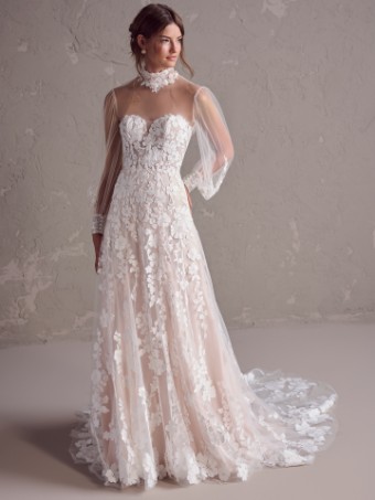 Maggie Sottero DEMETRIA (24MS185A01 - Unlined bodice) DEMETRIA (24MS185A01 - Unlined bodice) #3 Ivory thumbnail