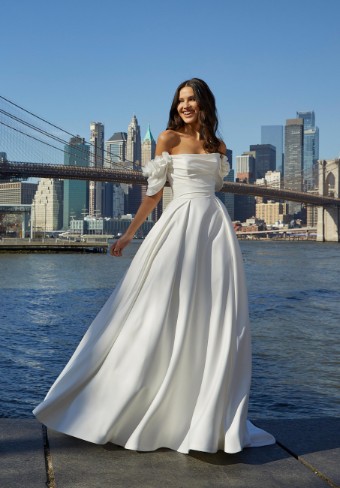 Morilee 53032 Soliel #1 Ivory thumbnail