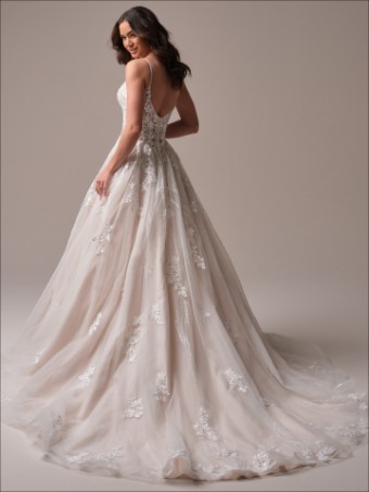 Maggie Sottero LIBERTY (25MS887A11 - Unlined bodice with no plunge, Sparkle tulle) LIBERTY (25MS887A11 - Unlined bodice with no plunge, Sparkle tulle) #2 Ivory thumbnail
