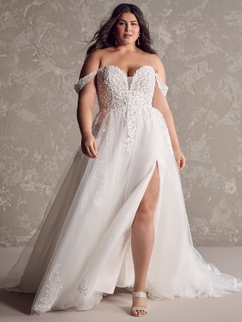 Maggie Sottero Marguerite with Glitter Tulle Discontinued 1/10/26 Marguerite with Glitter Tulle Discontinued 1/10/26 #1 Ivory/Ivory Illusion thumbnail