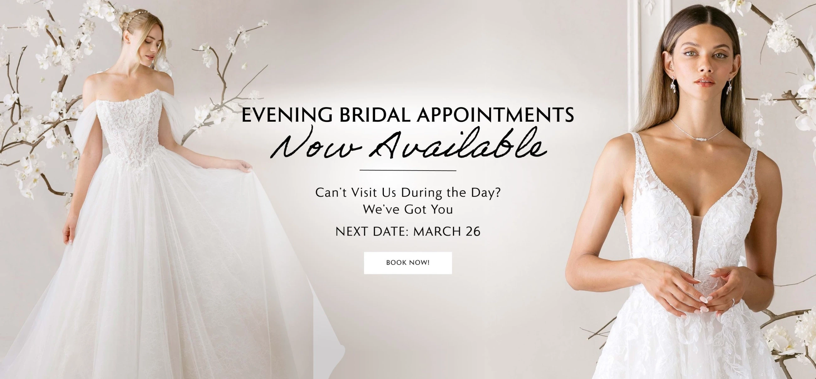 Evening Bridal Appointments
